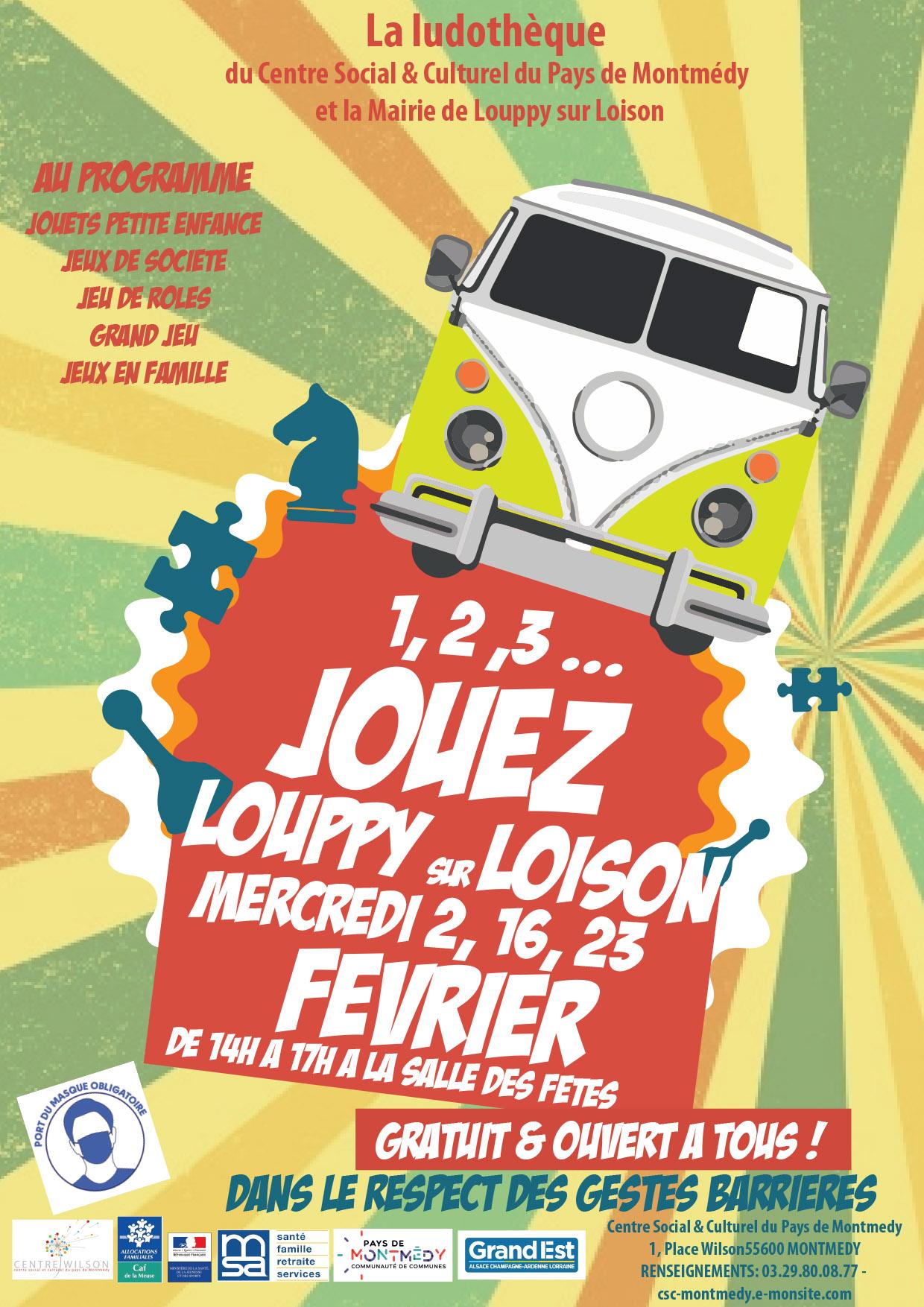 Affiche ludo itinierances fevrier 2022