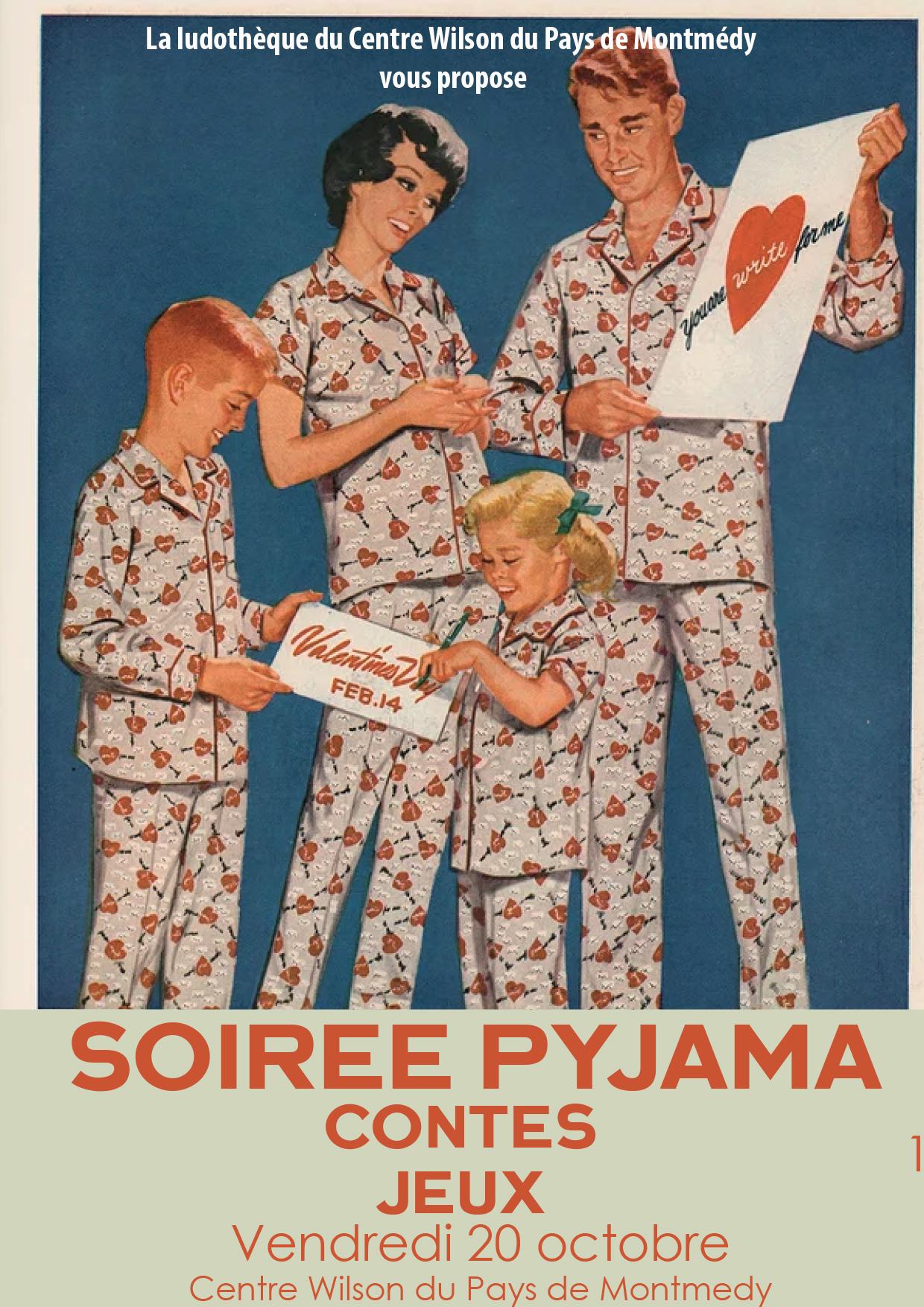 Affiche pyjama 20 oct