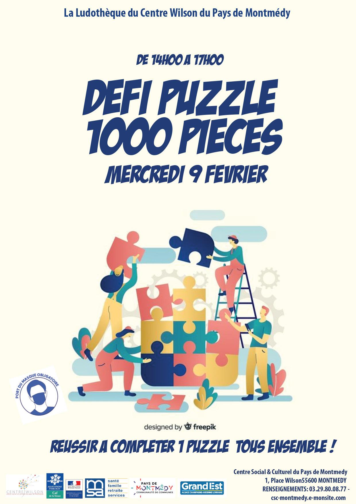 Defi puzzle 1000 pieces